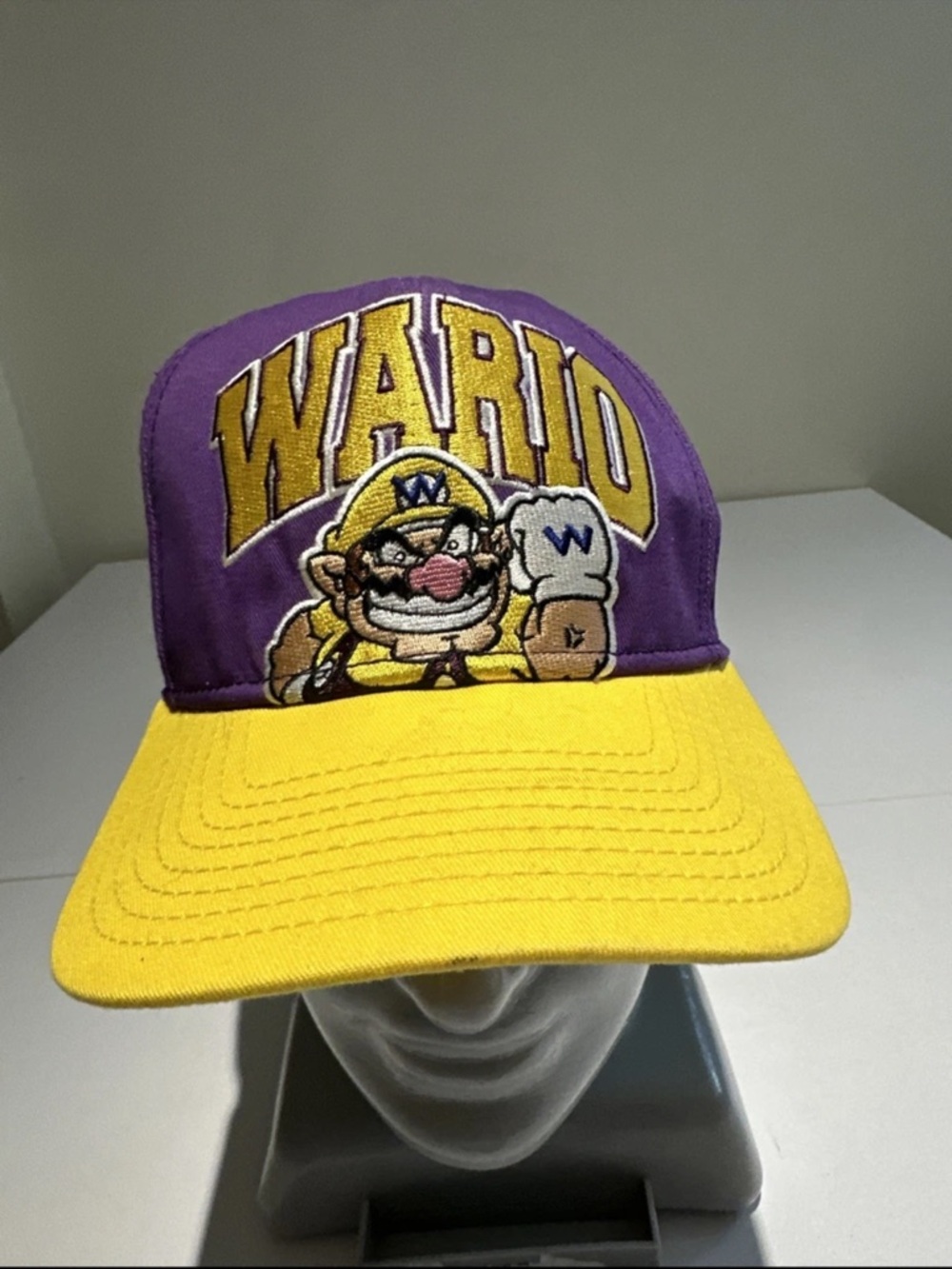 Nintendo Wario Purple and Yellow Baseball Cap